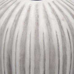 Ummi Off-White/Gray Tall Ceramic Vase