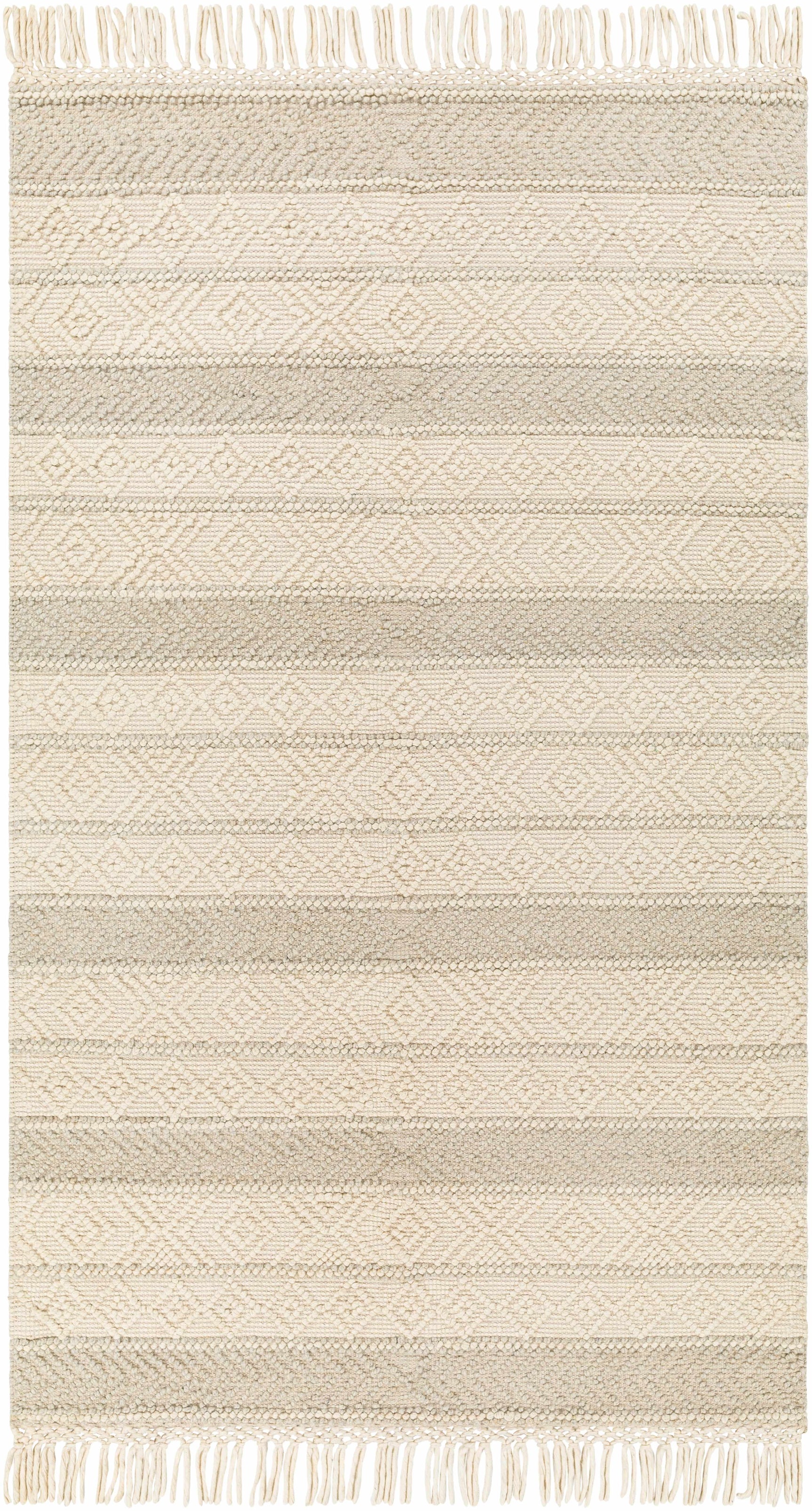 Ummi Wool Rug with Tassels - Clearance - Ornate Home
