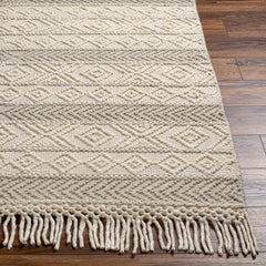 Ummi Wool Rug with Tassels - Clearance - Ornate Home
