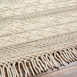 Ummi Wool Rug with Tassels - Clearance - Ornate Home