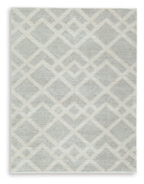 Unawick Gray/Ivory Medium Rug - Ornate Home