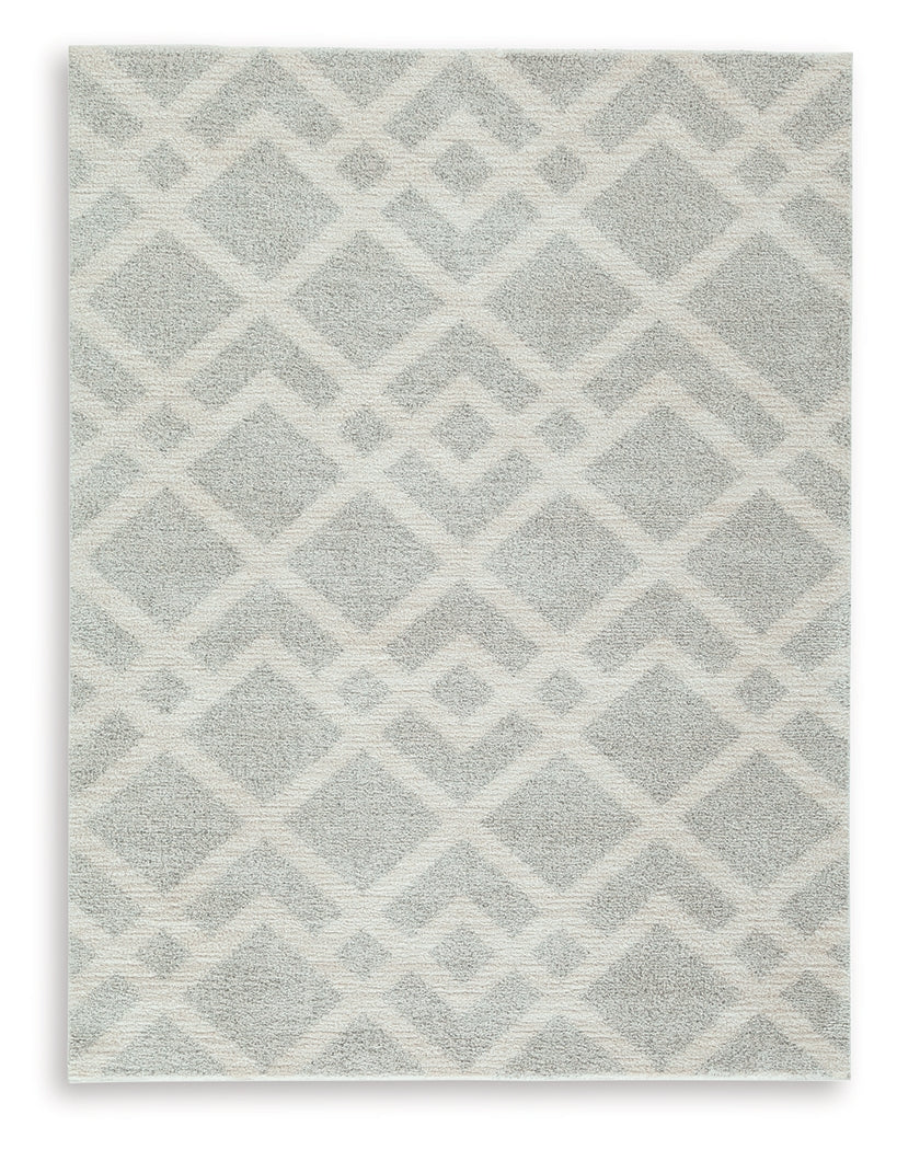 Unawick Gray/Ivory Medium Rug - Ornate Home