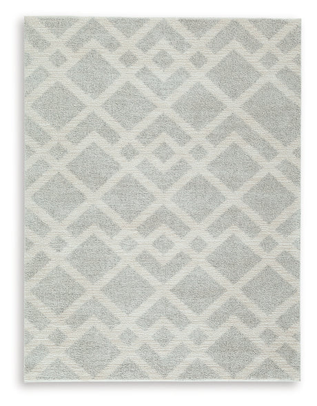 Unawick Gray/Ivory Medium Rug - Ornate Home