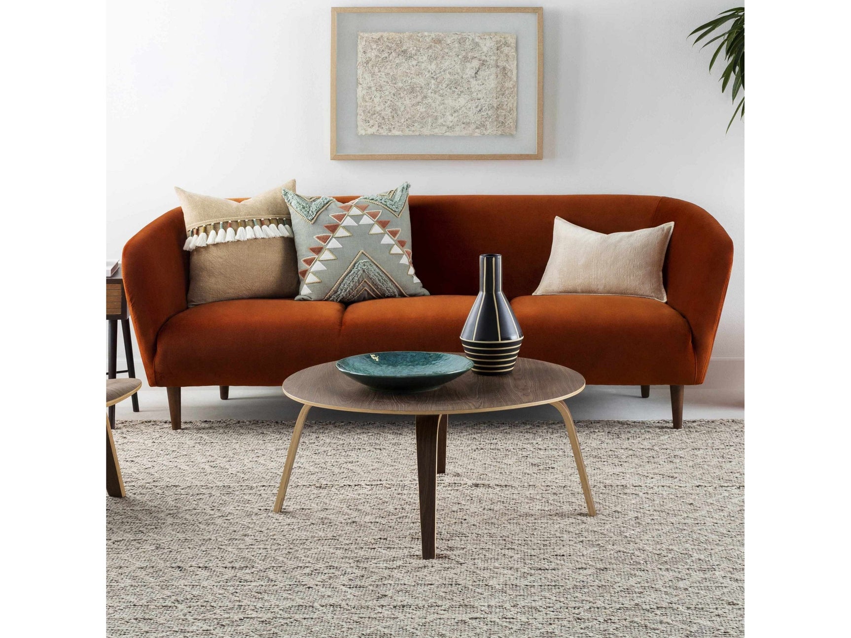 Uncasville Green Ceramic 15" Decorative Plate - Ornate Home