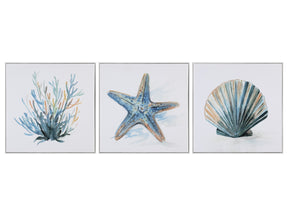 Under The Sea Blue/Green Canvas - Ornate Home