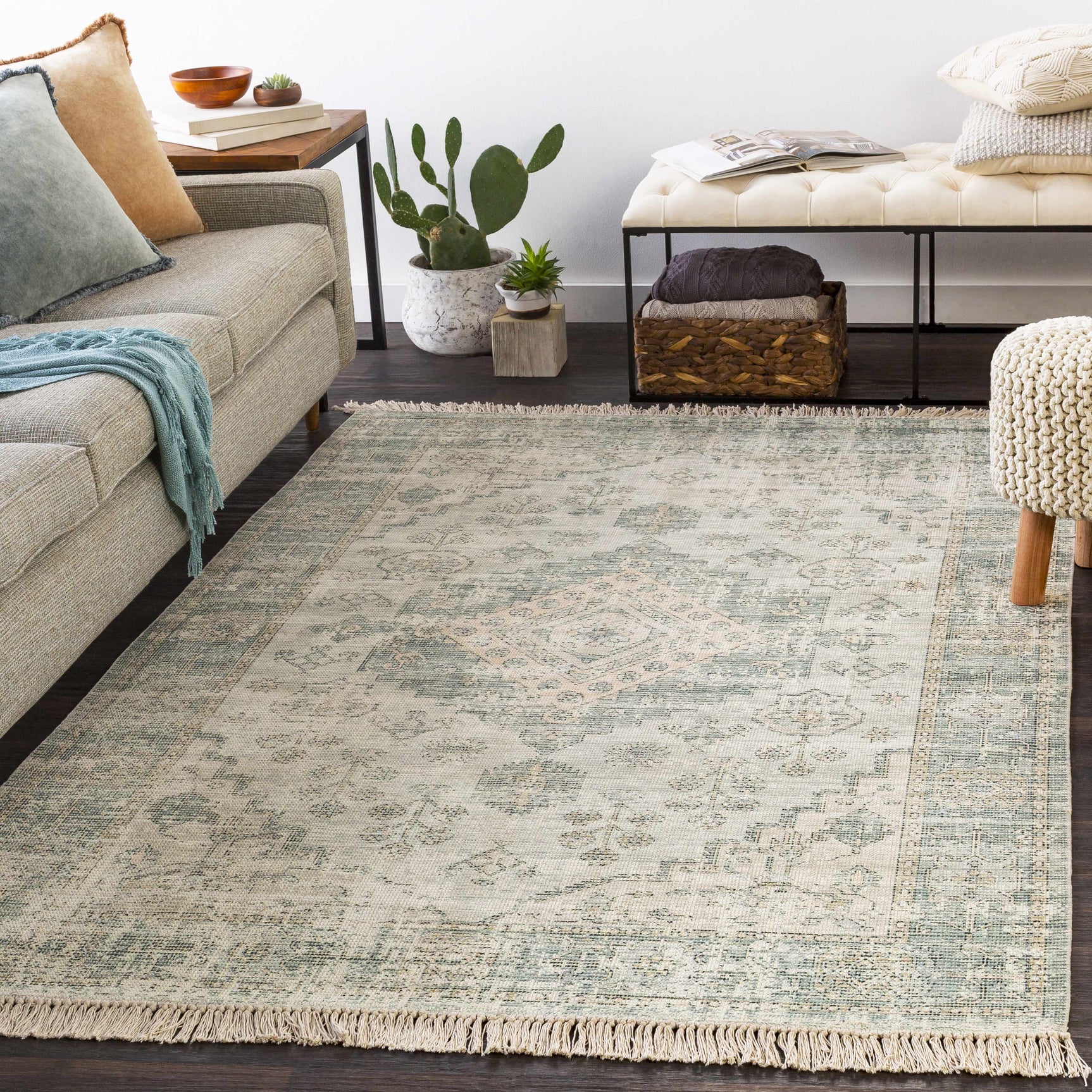 Undy Handmade Cotton-blend Rug - Ornate Home
