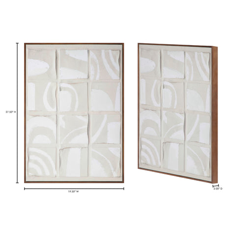 Unfold Multicolor 1 Framed Print - Ornate Home