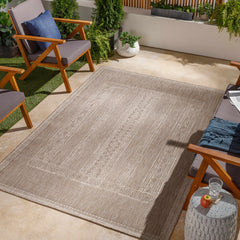 Unidos Beige Outdoor Area Rug - Clearance - Ornate Home