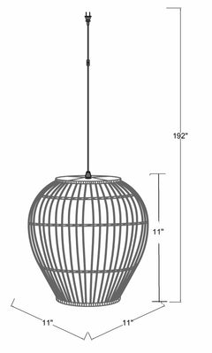 Unionport Rattan Ceiling Lighting - Clearance - Ornate Home
