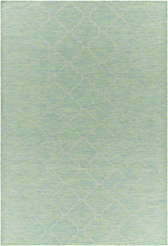 Unique Outdoor Trellis Area Rug, Lime Green - Clearance - Ornate Home