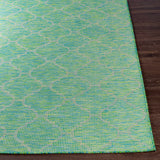Unique Outdoor Trellis Area Rug, Lime Green - Clearance - Ornate Home
