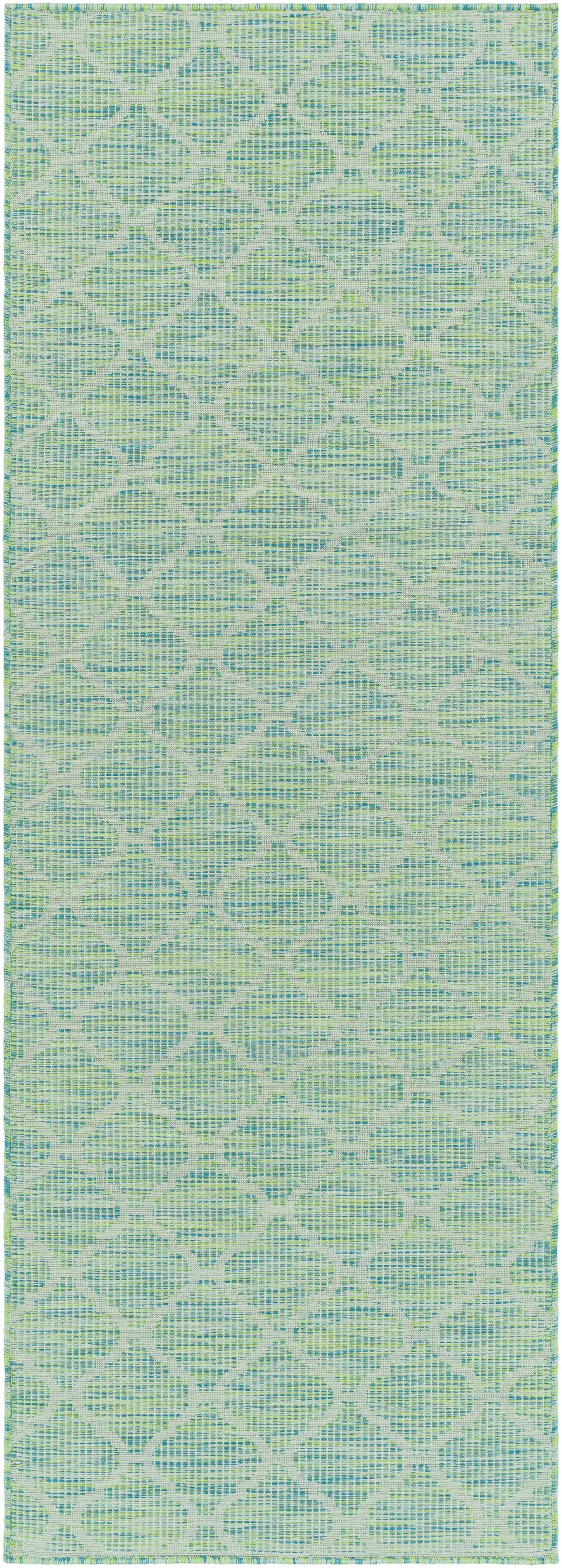 Unique Outdoor Trellis Area Rug, Lime Green - Clearance - Ornate Home