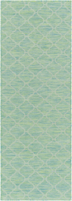 Unique Outdoor Trellis Area Rug, Lime Green - Clearance - Ornate Home