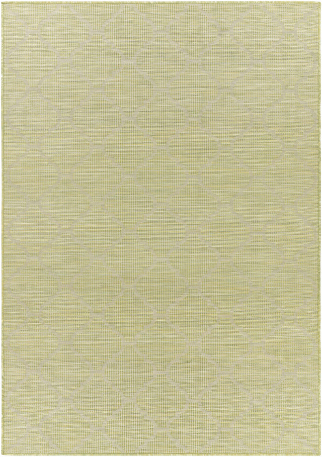 Unique Outdoor Trellis Area Rug, Olive Green - Clearance - Ornate Home