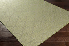 Unique Outdoor Trellis Area Rug, Olive Green - Clearance - Ornate Home
