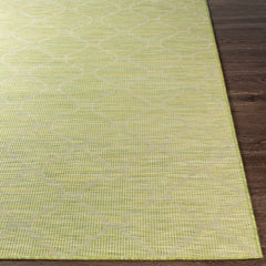 Unique Outdoor Trellis Area Rug, Olive Green - Clearance - Ornate Home