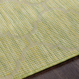 Unique Outdoor Trellis Area Rug, Olive Green - Clearance - Ornate Home