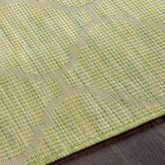 Unique Outdoor Trellis Area Rug, Olive Green - Clearance - Ornate Home