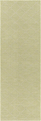 Unique Outdoor Trellis Area Rug, Olive Green - Clearance - Ornate Home