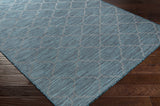 Unique Outdoor Trellis Area Rug, Teal - Clearance - Ornate Home