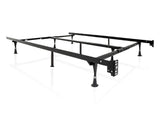 Universal Black Bed Frame w/ Rug Rollers - Ornate Home