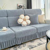 Universal Elastic Skirt Sofa Slipcover, Stretch Sofa Cushion Cover For Bedroom Office Living Room - Ornate Home