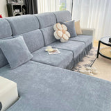 Universal Elastic Skirt Sofa Slipcover, Stretch Sofa Cushion Cover For Bedroom Office Living Room - Ornate Home