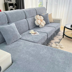 Universal Elastic Skirt Sofa Slipcover, Stretch Sofa Cushion Cover For Bedroom Office Living Room - Ornate Home