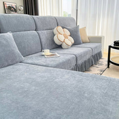 Universal Elastic Skirt Sofa Slipcover, Stretch Sofa Cushion Cover For Bedroom Office Living Room - Ornate Home