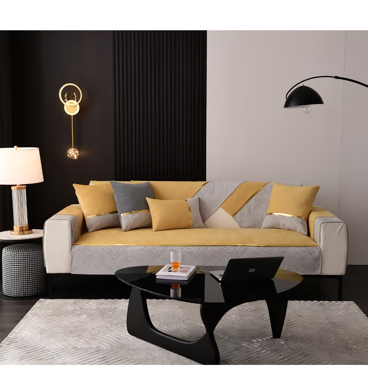 Universal Sofa Cushions for All Seasons Comfortable, Soft, Non-slip, Breathable Seat and Backrest Covers - Ornate Home