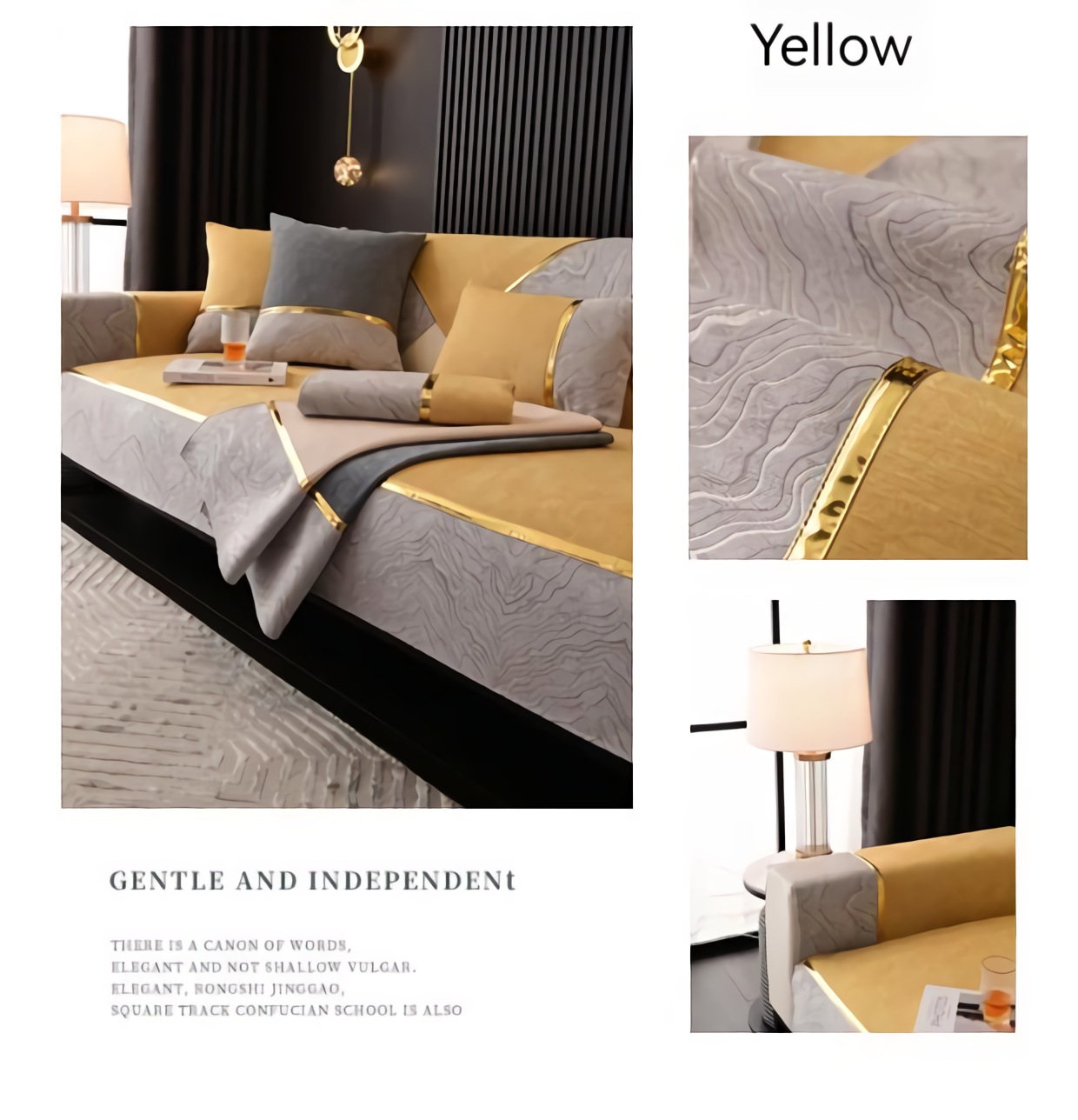 Universal Sofa Cushions for All Seasons Comfortable, Soft, Non-slip, Breathable Seat and Backrest Covers - Ornate Home