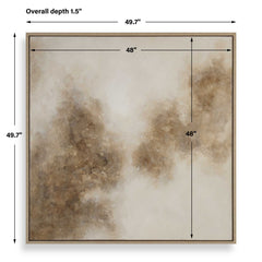 Up In Smoke Multicolor Framed Modern Art - Ornate Home