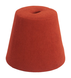 Upela Red Ottoman - Ornate Home