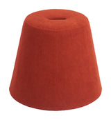 Upela Red Ottoman - Ornate Home