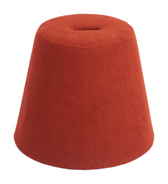 Upela Red Ottoman - Ornate Home