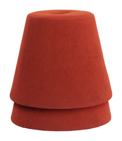 Upela Red Ottoman - Ornate Home