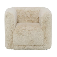 Upendo Beige Chair W/Swivel - Ornate Home