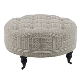 Upendo Ottoman W/Caster - Ornate Home