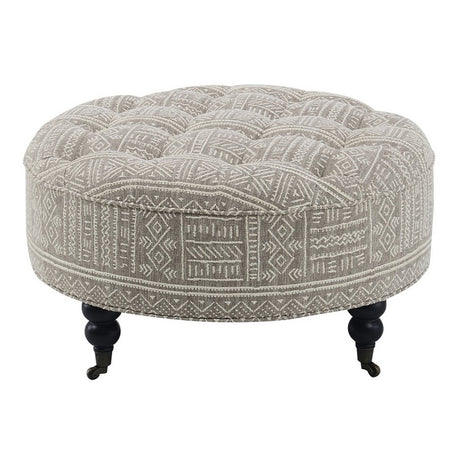 Upendo Ottoman W/Caster - Ornate Home