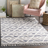 Upham High/Low Pile Rug with Tassels - Clearance - Ornate Home