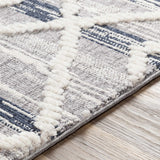 Upham High/Low Pile Rug with Tassels - Clearance - Ornate Home