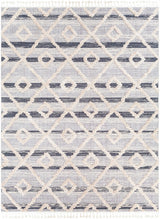Upham High/Low Pile Rug with Tassels - Clearance - Ornate Home