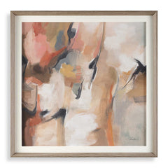 Uphill Woodtone Framed Abstract Print - Ornate Home