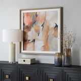 Uphill Woodtone Framed Abstract Print - Ornate Home