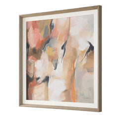 Uphill Woodtone Framed Abstract Print - Ornate Home