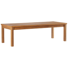 Upland Natural Outdoor Patio Teak Wood Coffee Table - Ornate Home