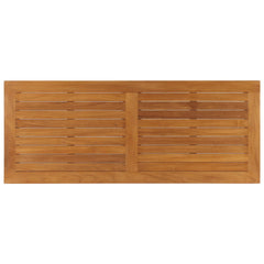Upland Natural Outdoor Patio Teak Wood Coffee Table - Ornate Home