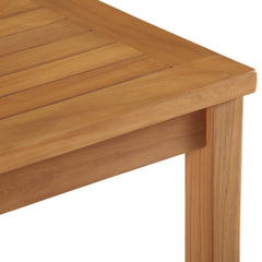 Upland Natural Outdoor Patio Teak Wood Coffee Table - Ornate Home
