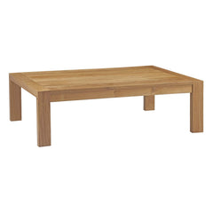 Upland Natural/White 4 Piece Outdoor Patio Teak Set - Ornate Home