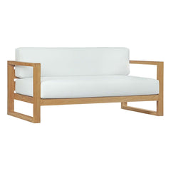 Upland Natural/White 8 Piece Outdoor Patio Teak Set - Ornate Home